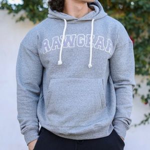 NWT RAWGEAR Chenille‎ Patch Logo Hoodie - BM531